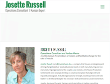 Tablet Screenshot of josetterussell.com